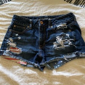 American Eagle flag shorts!